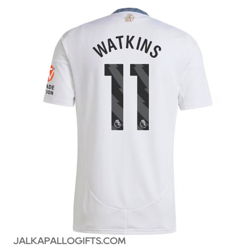 Aston Villa Ollie Watkins #11 Vieraspaita 2024-25 Lyhythihainen